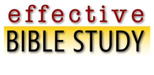 Effective Bible Study